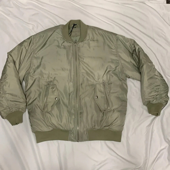 Blank NYC Oversized Bomber Jacket M - Picture 9 of 9